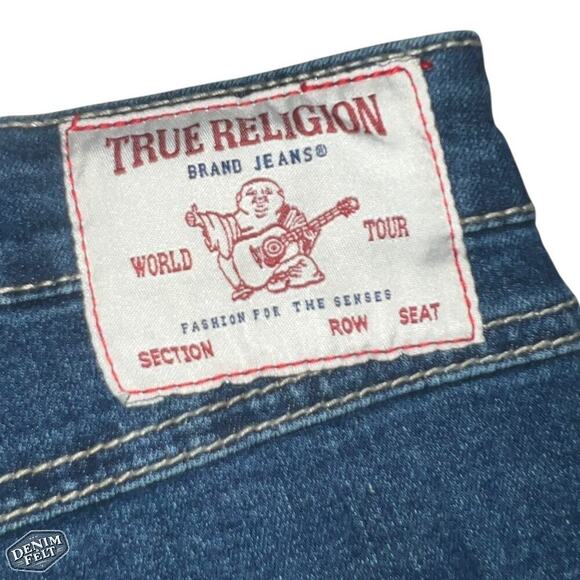 True Religion Women’s HALLE HIGH-WAISTED SUPER SKINNY BLUE DENIM JEANS | NEW!! - Picture 6 of 16